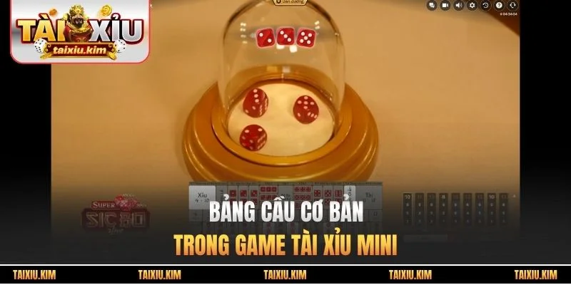 Bảng cầu cơ bản trong game tài xỉu Mini