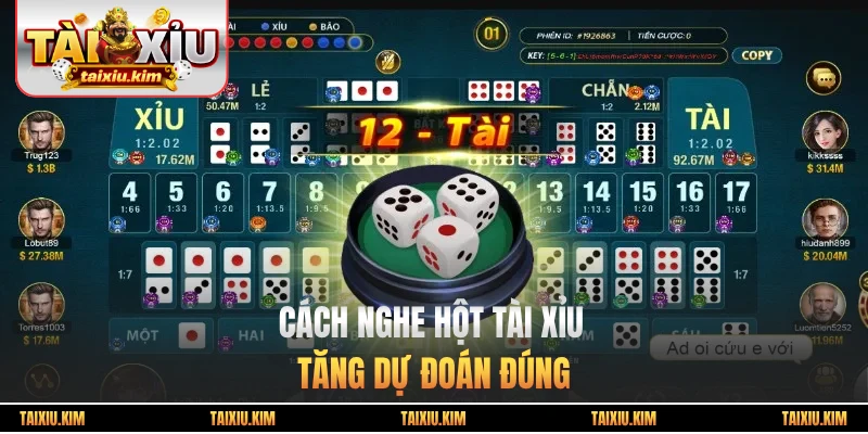 Cách nghe hột tài xỉu tăng dự đoán đúng