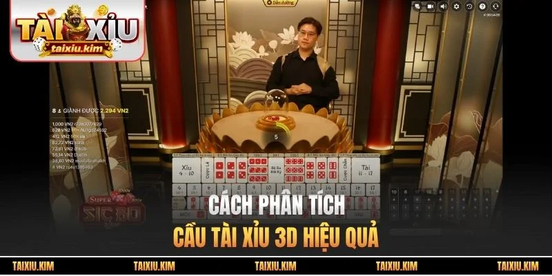 Cách phân tích cầu tài xỉu 3D hiệu quả