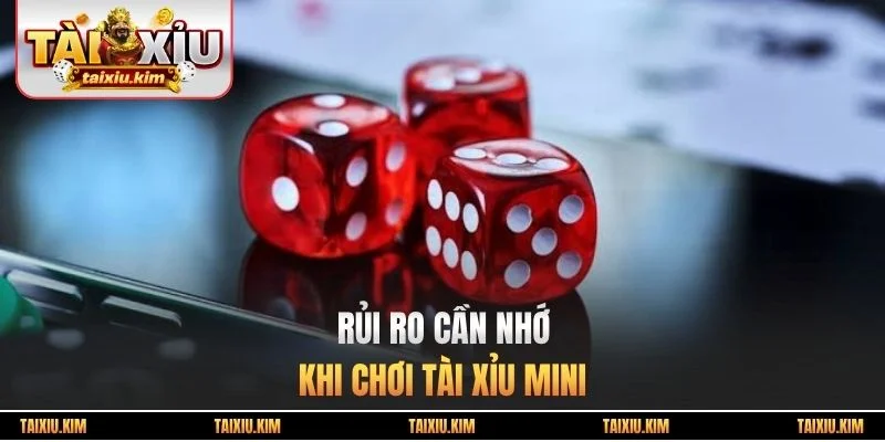 Rủi ro cần nhớ khi chơi tài xỉu Mini